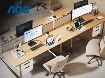 AOC postavlja novi standard za monitorje za mala in srednja podjetja