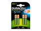 Polnilne baterije Duracell HR03-A AAA 850mAh NiMH (4 kos)