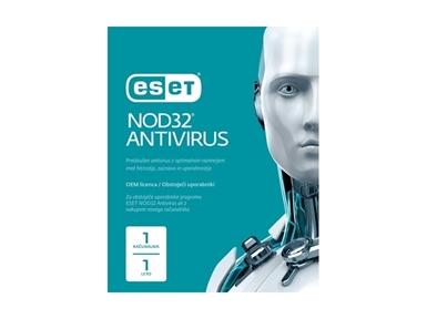 Antivirusni program ESET NOD32 Slo/Ang OEM (1 leto, 1 računalnik)