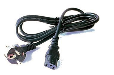 PWR0002B IEC (Kettle) Lead with EU 2 Pin Plug