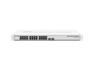 Vgradno stikalo Cloud Smart Switch Mikrotik CSS326-24G-2S+RM (24-portno Gigabit)