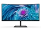 LED monitor Philips 346E2CUAE (34" ukrivljen WQHD IPS, USB-C) Serija E