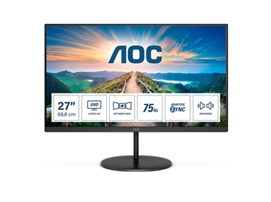 LED monitor AOC U27V4EA  (27" UHD IPS) Value-line