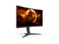 Ukrivljen gaming monitor AOC C32G2ZE/BK (31.5" FHD VA, ukrivljen, 240Hz)