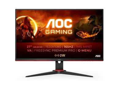 LED monitor AOC 27G2SAE/BK (27" FHD VA, 165Hz) Gaming