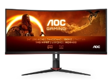 Gaming monitor AOC CU34G2XP/BK (34" ukrivljen UWQHD VA, 180Hz)