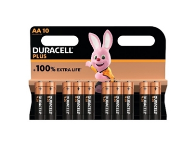 Alkalne Baterije Duracell Plus MN1500B10 AA (10kos) 