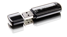 Slika USB DISK TRANSCEND 128GB JF 700, 3.1, črn, s pokrovčkom