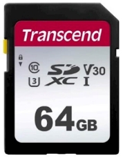 Slika SDXC TRANSCEND 64GB 300S, 95/45MB/s, C10, UHS-I Speed Class 3 (U3), V30