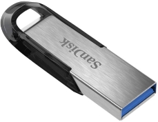 Slika USB DISK SANDISK 64GB ULTRA FLAIR, 3.0, srebrn, kovinski, brez pokrovčka *PROM