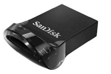 Slika USB DISK SANDISK 256GB ULTRA FIT, 3.1/3.0, črn, micro format