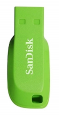 Slika USB DISK SANDISK 16GB CRUZER BLADE ZELENA, 2.0, zelen, brez pokrovčka