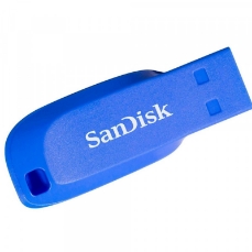 Slika USB DISK SANDISK 32GB CRUZER BLADE MODRA, 2.0, moder, brez pokrovčka