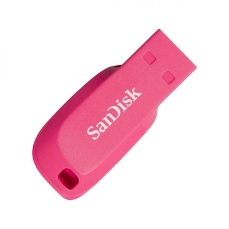Slika USB DISK SANDISK 32GB CRUZER BLADE ROZA, 2.0, brez pokrovčka
