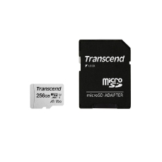 Slika SDXC TRANSCEND MICRO 256GB 300S, 100/40MB/s, C10, U3, V30, adapter