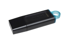 Slika USB disk Kingston 64GB DT Exodia, 3.2 Gen1, črn, s pokrovčkom