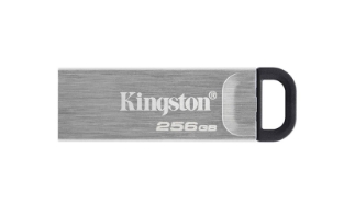 Slika USB disk Kingston 256GB DT Kyson, 3.2 Gen1, 200/60MB/s, kovinski, brez pokrovčka