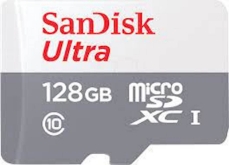 Slika SDXC SANDISK MICRO 128GB ULTRA, 100MB/s, UHS-I, C10, adapter