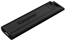 Slika USB C disk Kingston 512GB DT Max, 3.2 Gen2, 1000/900MB/s, kovinski, drsni priključek