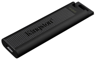 USB C disk Kingston 512GB DT Max, 3.2 Gen2, 1000/900MB/s, kovinski, drsni priključek