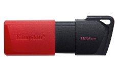 Slika USB disk Kingston 128GB DT Exodia M, 3.2 Gen1, črno rdeč, drsni priključek