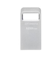 Slika USB DISK KINGSTON 128GB DT Micro, 3.1, srebrn, kovinski, micro format, 3.2, srebrn, kovinski