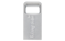 Slika USB DISK KINGSTON 256GB DT Micro, 3.1, srebrn, kovinski, micro format, 3.2, srebrn, kovinski