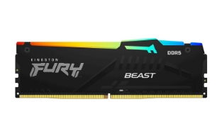 Slika RAM DDR5 16GB 5600 FURY Beast RGB, CL40, DIMM