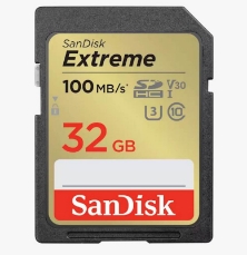 Slika SDHC SANDISK 32GB EXTREME, 100/60MB/s, UHS-I, Speed Class 3 (U3), V30,C10