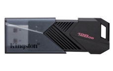 Slika USB disk Kingston 128GB DT Exodia Onyx, 3.2 Gen1, črn, drsni priključek