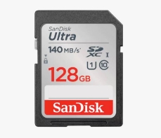 Slika SDXC SanDisk 128GB Ultra, 140MB/s, UHS-I, C10