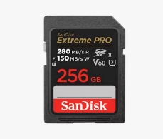 Slika SDXC SANDISK 256GB EXTREME PRO, UHS-II, 280/150MB/s, V60, U3, C10