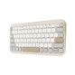 Tipkovnica ASUS Marshmallow Keyboard KW100, brezžična, Oat Milk -svetlo rjava