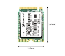 Slika SSD Transcend M.2 PCIe NVMe 1TB 300S 2230, 2000/1650 MB/s, 3D TLC, DRAM-less