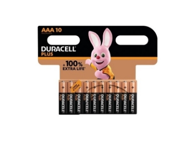 Alkalne baterije Duracell Plus MN2400B10 AAA (10kos)