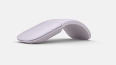 Slika Microsoft Bluetooth miška Surface Arc Mouse, svetlo siva