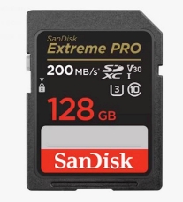 Slika SDXC SANDISK 128GB EXTREME PRO, 200/90MB/s, UHS-I, C10, U3, V30