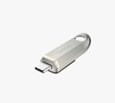 Slika USB C DISK SANDISK 64GB Ultra Luxe, 3.2 Gen1, 300 MB/s, srebrn