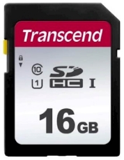 Slika SDHC TRANSCEND 16GB 300S, 95/45MB/s, C10, UHS-I Speed Class 1 (U1)