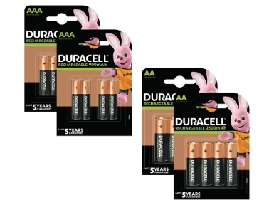 BUN0044B Duracell PreCharged AA / AAA 2 x 8 Packs