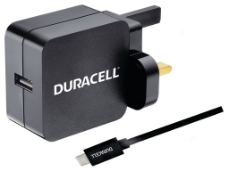 Slika BUN0127A Duracell USB Type-C Cable + USB Charger