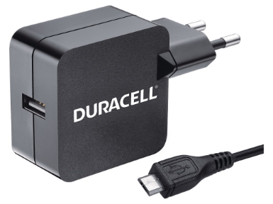 DMAC10-EU Duracell 2.4A Phone/Tablet Wall Charger