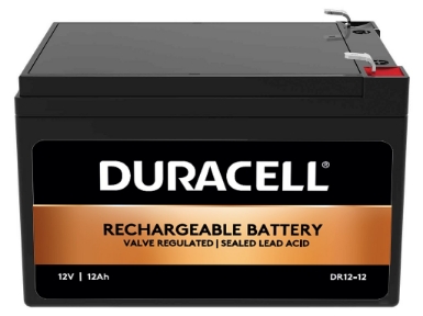 DR12-12 Duracell 12V 12Ah VRLA Battery