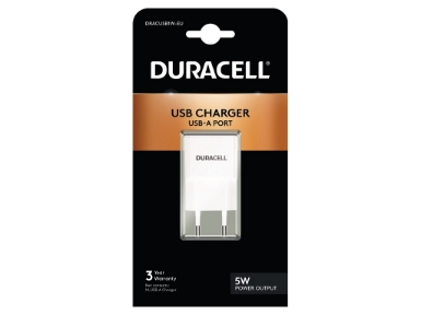 DRACUSB1W-EU Duracell 1A USB Smartphone Wall Charger