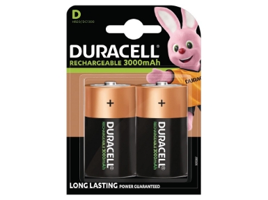 HR20 Duracell Rechargeable D Size 2 Pack