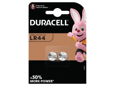 LR44 Duracell 1.5V Battery 2 Pack