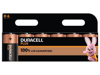 MN1300B6 Duracell Plus D Size 6 Pack