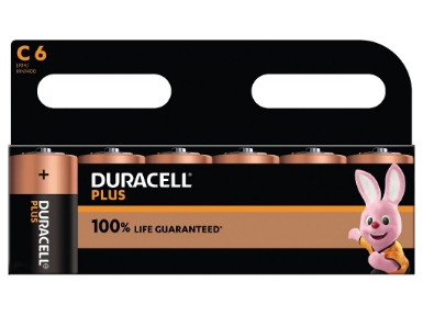 MN1400B6 Duracell Plus C Size 6 Pack