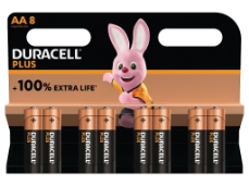 Slika MN1500B8 Duracell Plus AA Alkaline - 8 Pack Offer