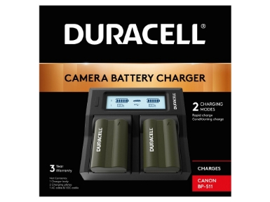 DRC6101 Duracell Dual DSLR Battery Charger